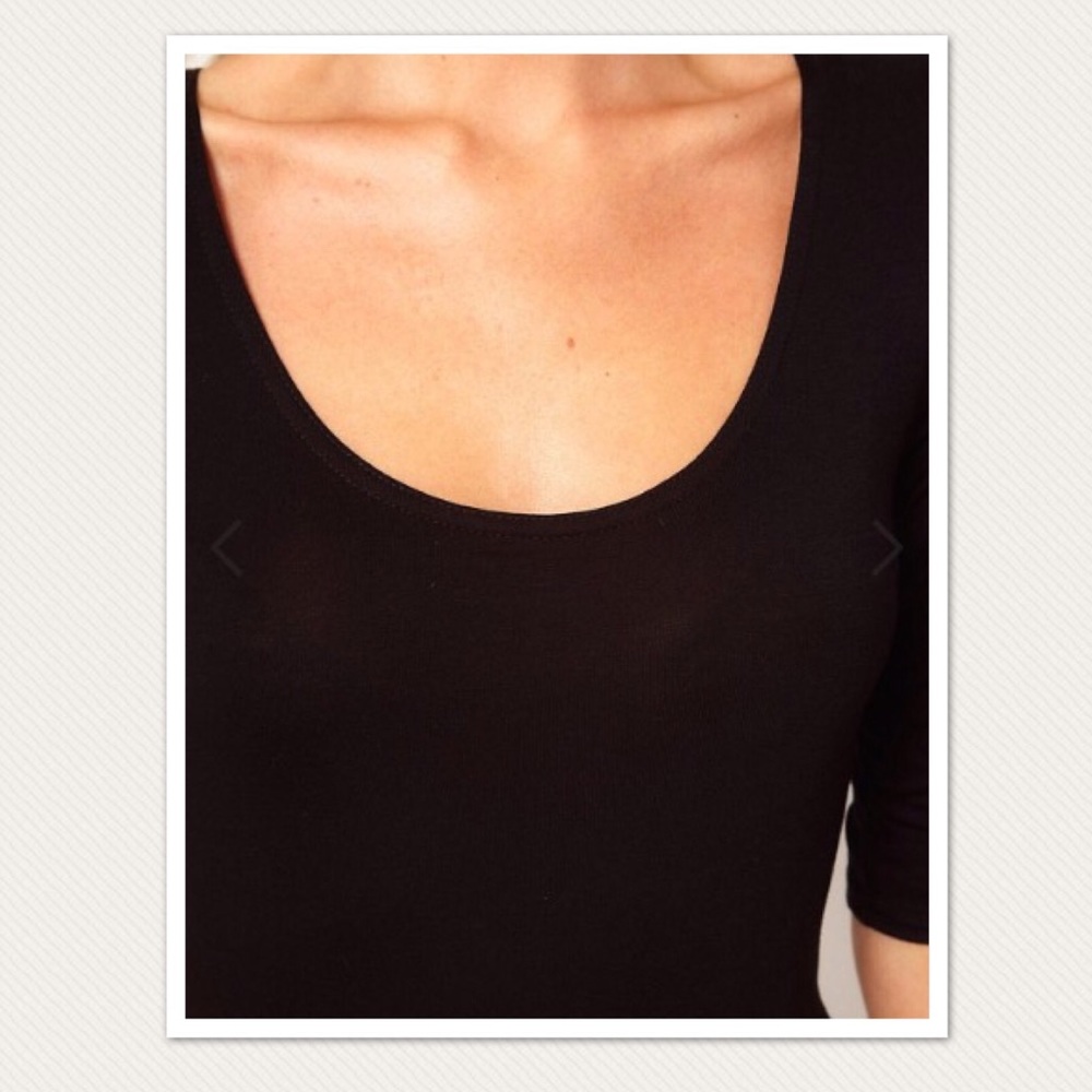 ASOS LOVE Bodycon Maxi Dress w/Side Split in Black - Picture 4 of 6